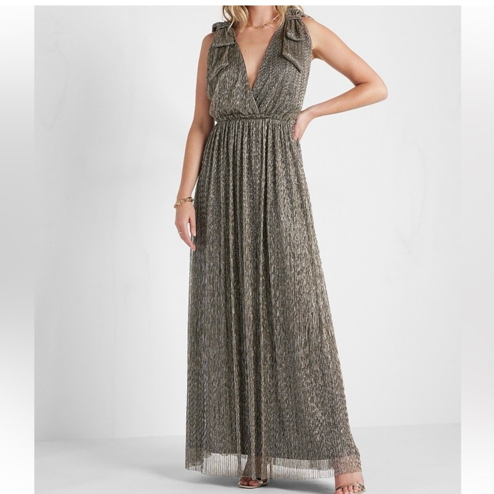 Express Gold dress